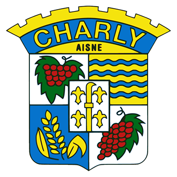 droits Logo 02 Charly-sur-Marne logo ville autocollant plaque sticker Angles 